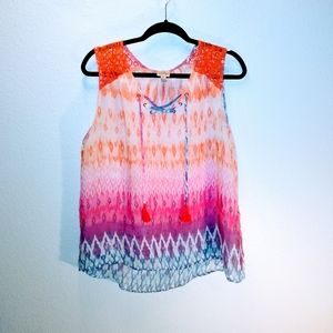 Como Vintage sleeveless women's  blouse